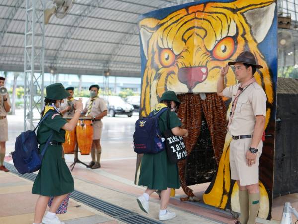 กิจกรรมการอยู่ค่ายพักแรม ลูกเสือ-เนตรนารี ป.6 ปีการศึกษา 2566